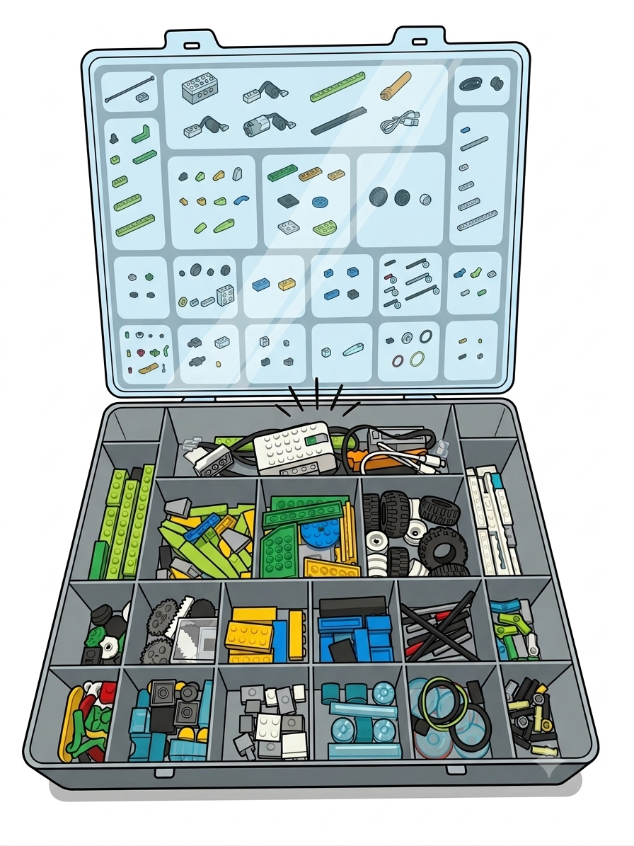 Kit Robótica BSB — componentes